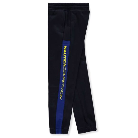 Nautica Competition Boys Taped Joggers Pants Sweatpants Sport Navy Size 3T New - Picture 5 of 10